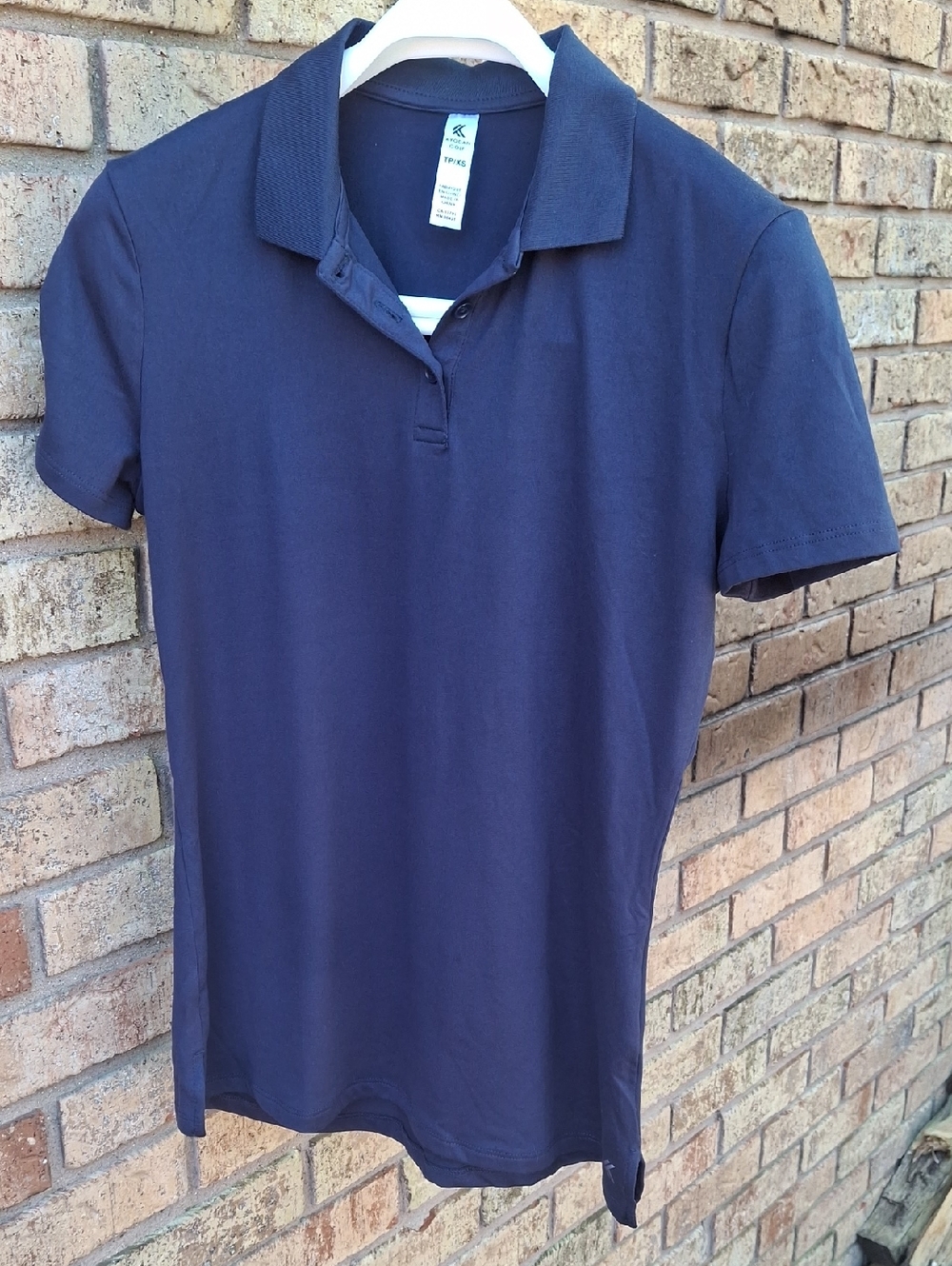 Kyodan Navy Blue Golf Tennis Polo Shirt Moisture Wicking Size XS TP